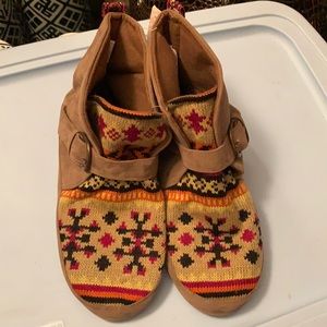 NWT MukLuk sweater slipper boots.
